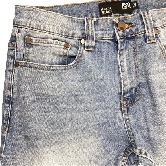 RSQ Brooklyn Relaxed Men’s Jeans 30 x 32 - Picture 5 of 13